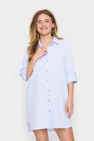 SAINT TROPEZ Shirt Dress 'Ziba' in White