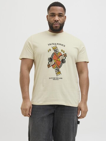 Jack & Jones Plus Shirt in White: front