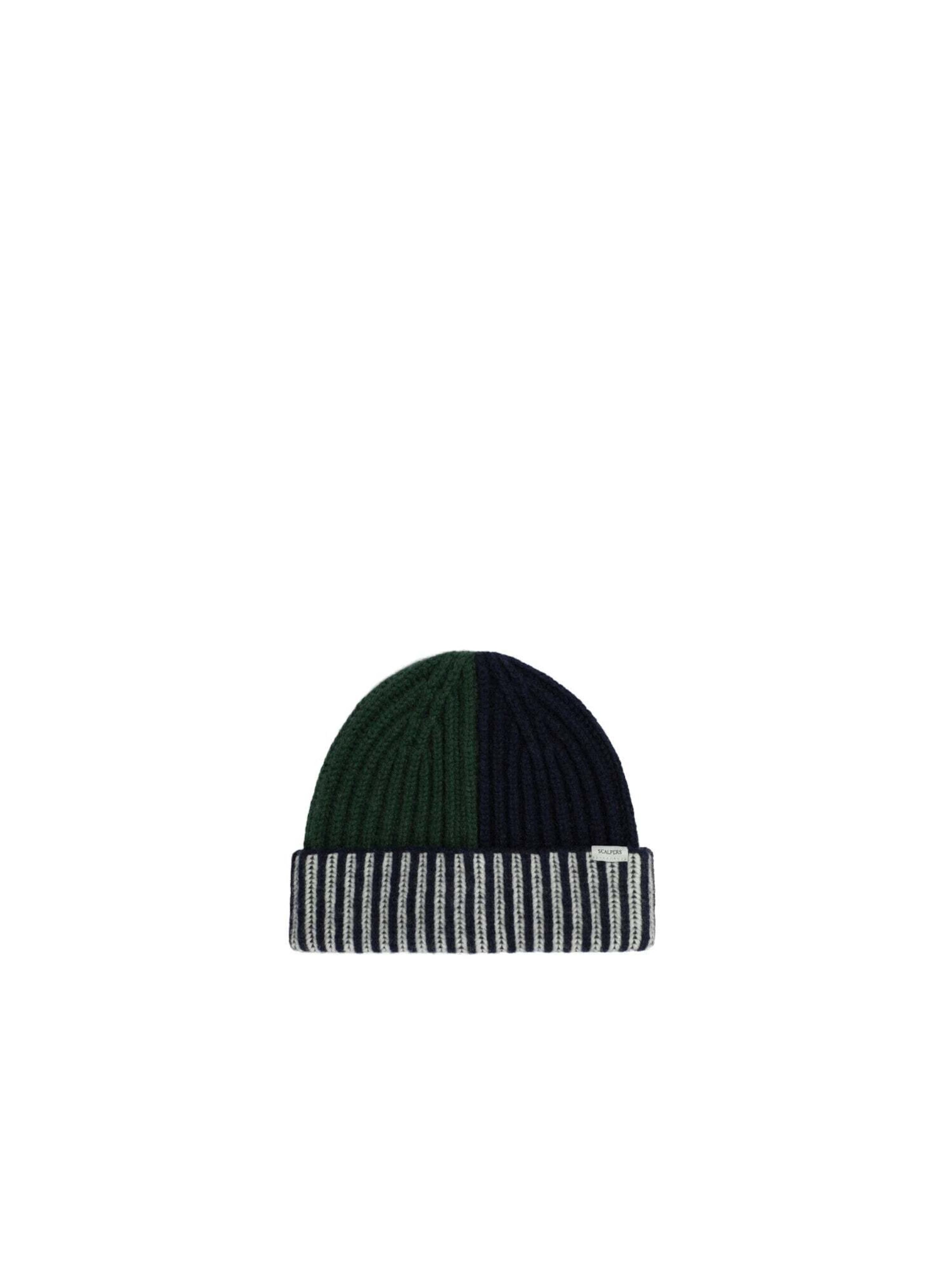 mėlyna Scalpers Megzta kepurė 'Gregor ': priekis