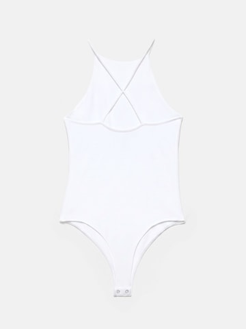 Pull&Bear T-shirtbody i vit