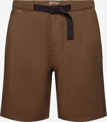 Pantalon ESPRIT en marron : devant