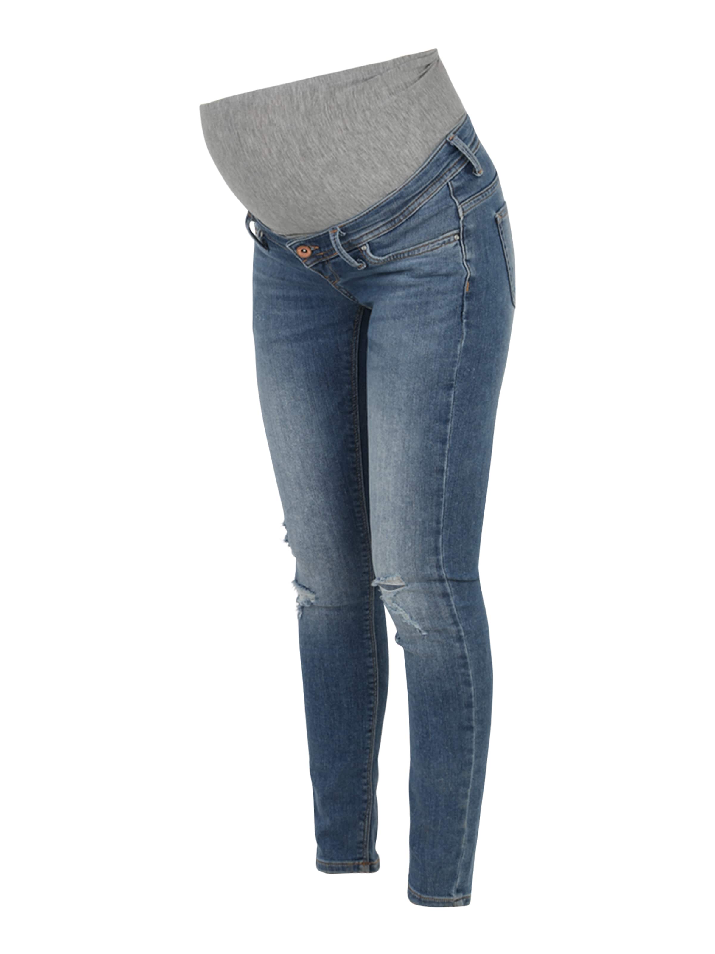 Skinny Jean 'Coral' Only Maternity en bleu : devant