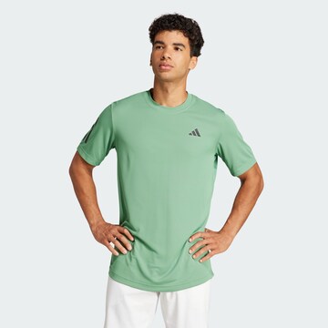 ADIDAS PERFORMANCE - Camisa funcionais 'Club' em verde: frente