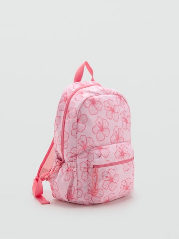 Rucsac 'CAMP' de la MANGO KIDS pe roz