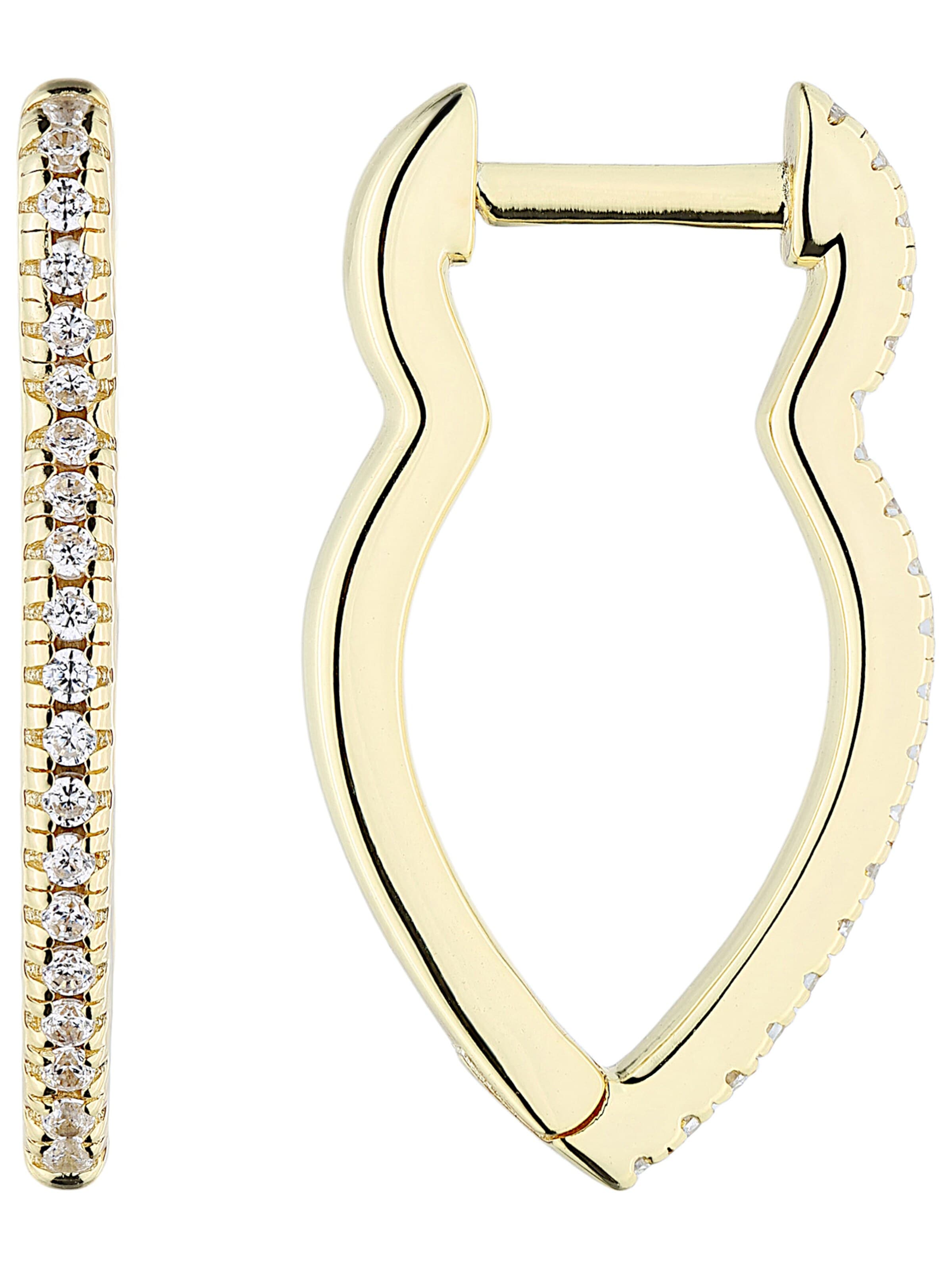 Jobo Ohrringe‌‌‌‌‌‌‌‌ in Gold: Vorderseite