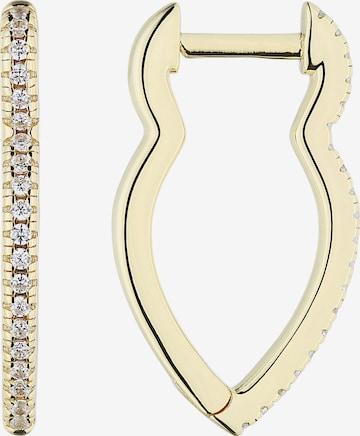 Jobo Earrings in Gold: front