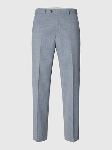 SELECTED Regular Trousers with creases in Blue