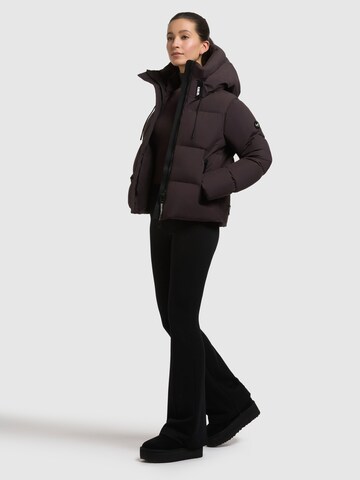 khujo Winter jacket 'Enits' in Purple