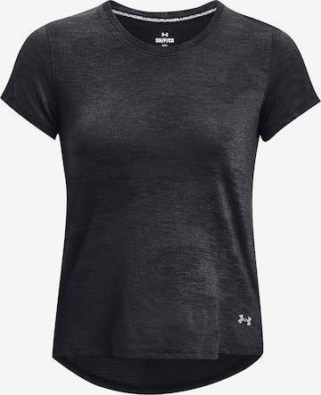 UNDER ARMOUR Performance Shirt 'Streaker Speed' in Black: front