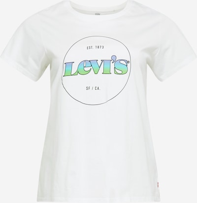 Levi's® Plus T-shirt en bleu clair / vert clair / violet clair / blanc, Vue avec produit