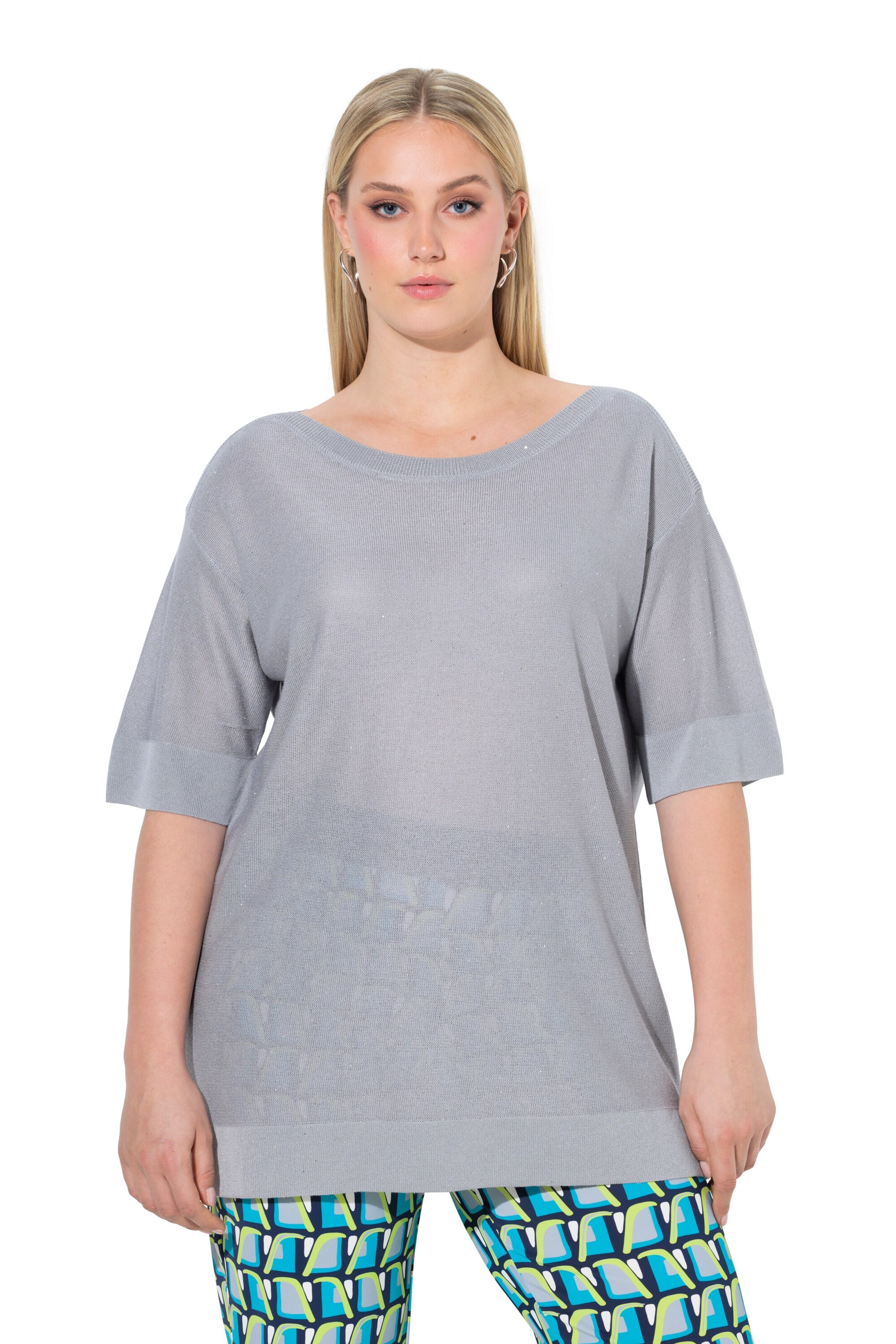 Ulla Popken Sweater in Grey: front