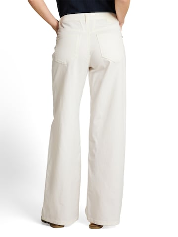 TOM TAILOR Laiad sääred Teksapüksid 'LUNA', värv valge