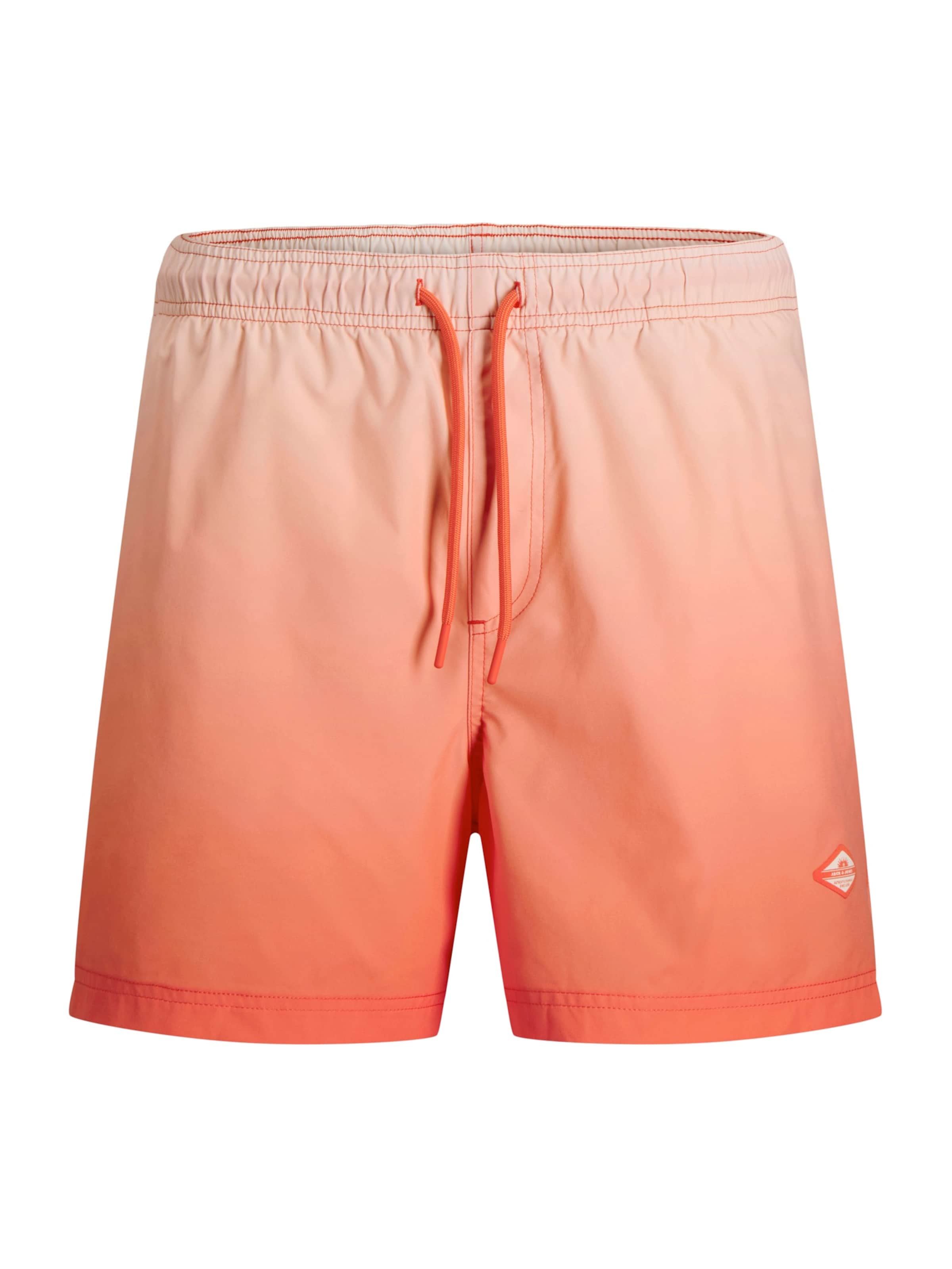 JACK & JONES - Bermudas 'JPSTMAUI' en naranja: frente
