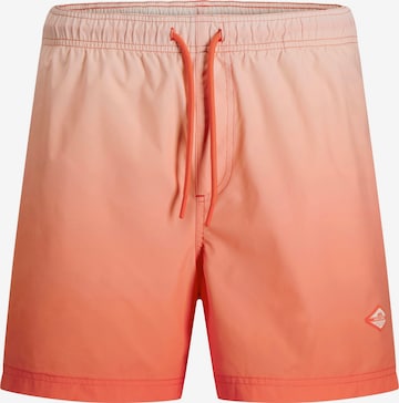 JACK & JONES - Bermudas 'JPSTMAUI' en naranja: frente