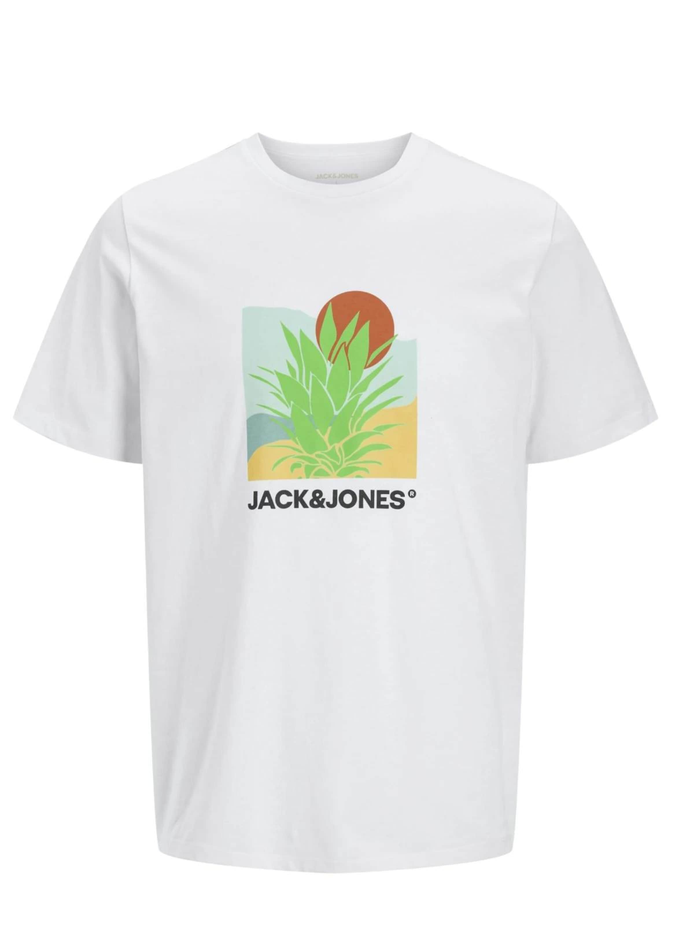 JACK & JONES Shirt in XL in de kleur Wit, Productweergave