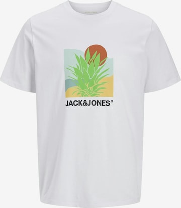 T-Shirt JACK & JONES en blanc : devant