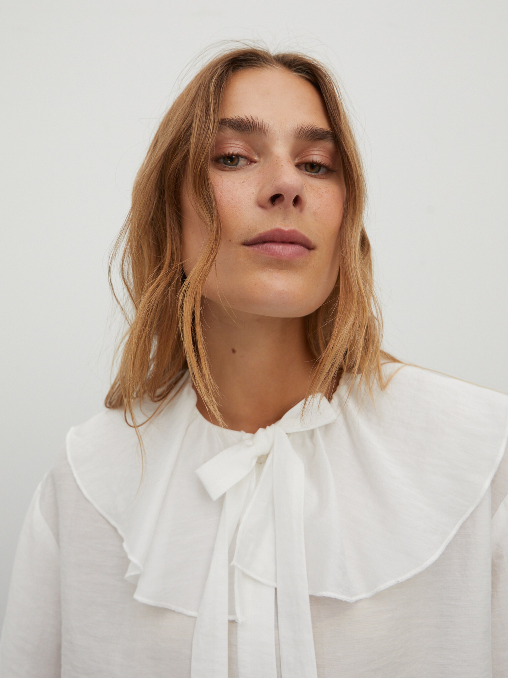 EDITED Produkte Bluse 'Angela' weiß