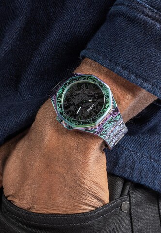 GUESS Analog watch 'Roar' in Black