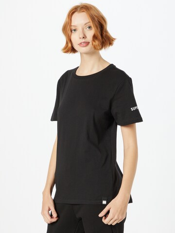 Superdry - Camiseta funcional 'Train Core' en negro: frente