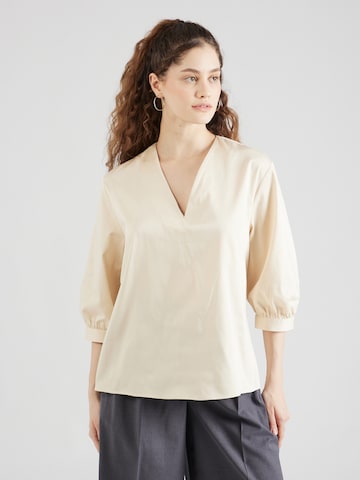 SEIDENSTICKER Blouse 'Schwarze Rose' in Beige: voorkant