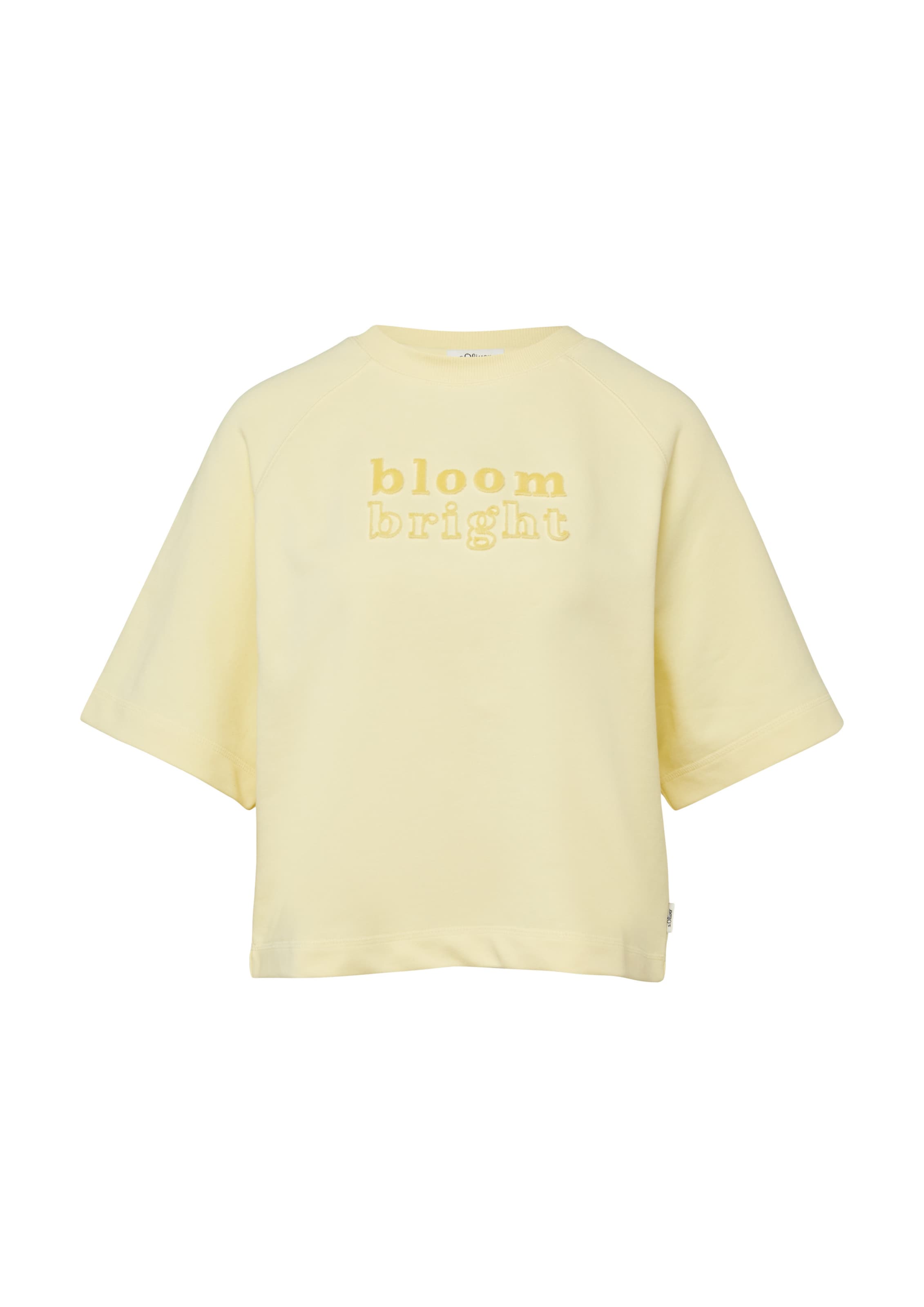 s.Oliver Sweatshirt in Yellow: front