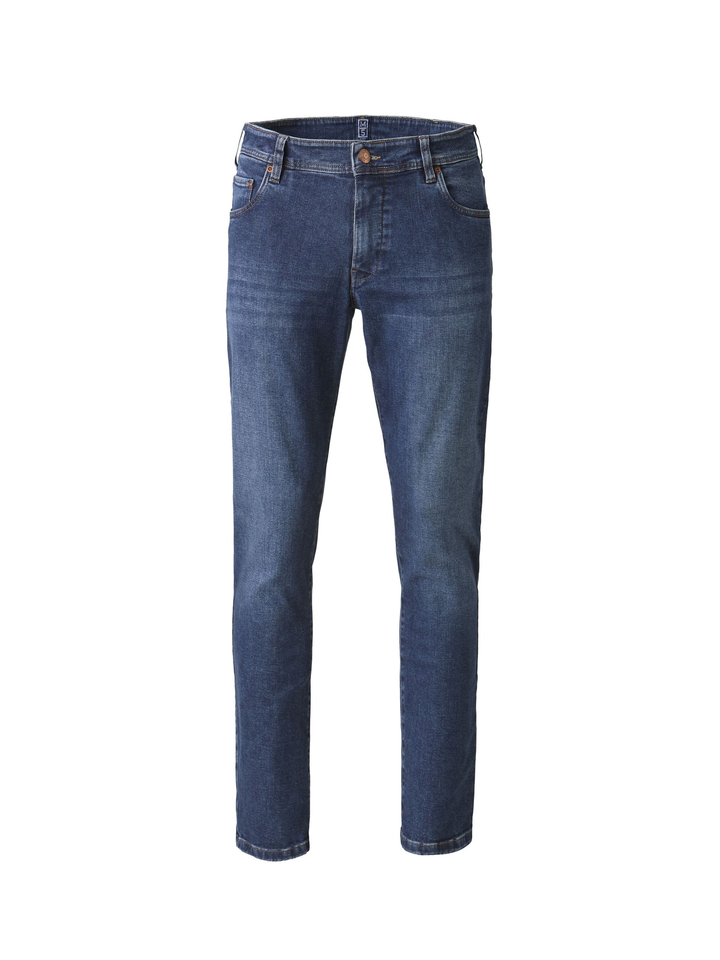 MEYER Loosefit Jeans in Blau: Vorderseite