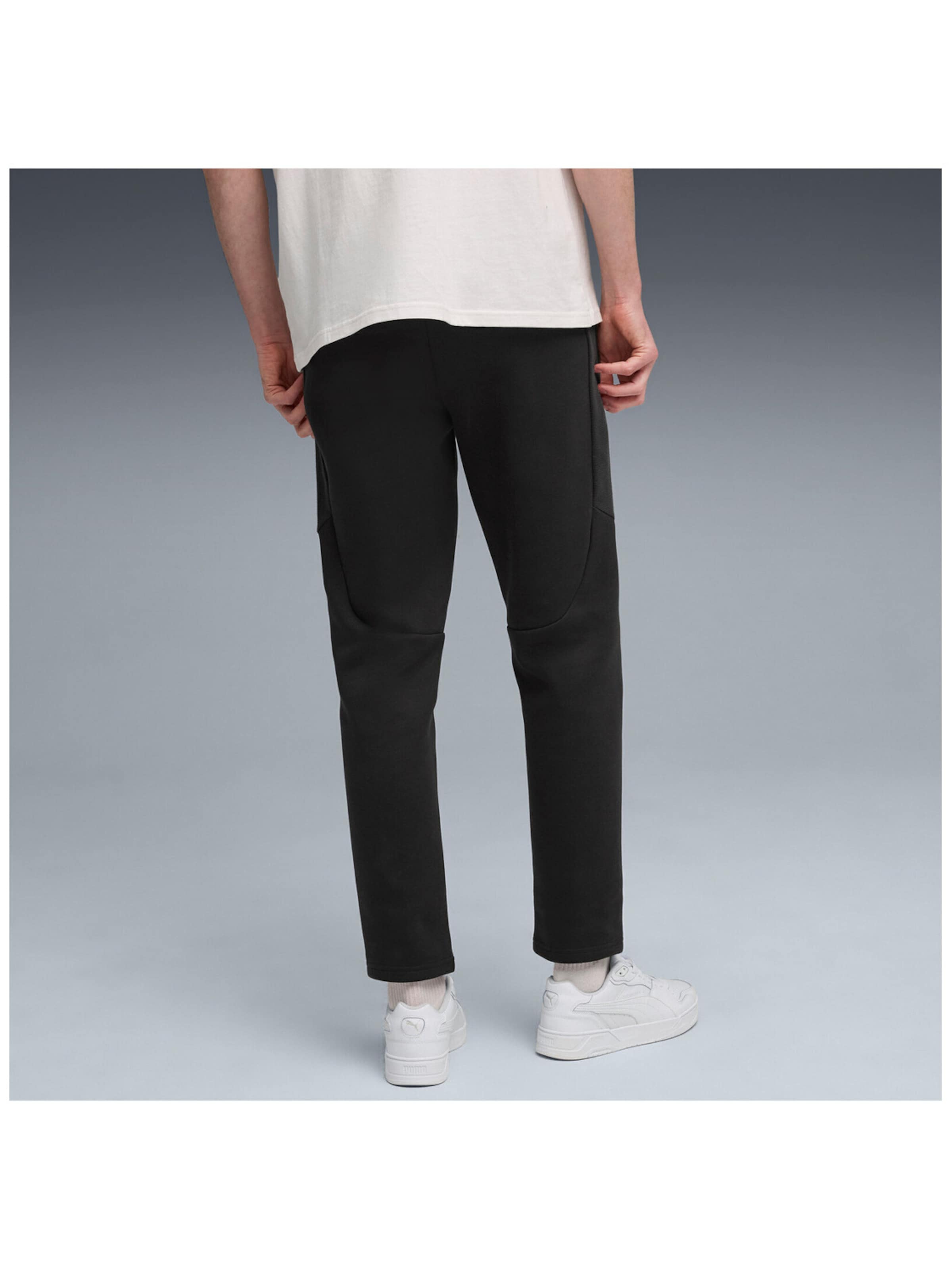 PUMA Regular Sports trousers 'Puma Evostripe Pants Dk' in Black