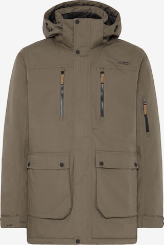 North Bend Outdoor jacket 'Wan' in Green: front