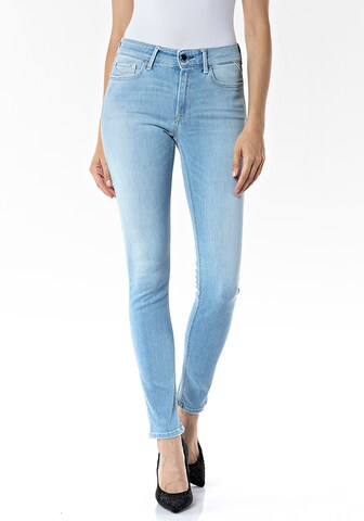 REPLAY Skinny Jeans in Blue: front