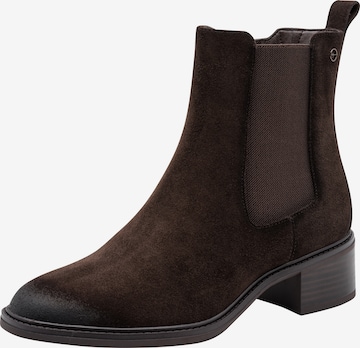Bottines Tamaris en marron : devant