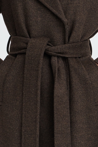 b.young Between-seasons coat 'ABONNET' in Brown
