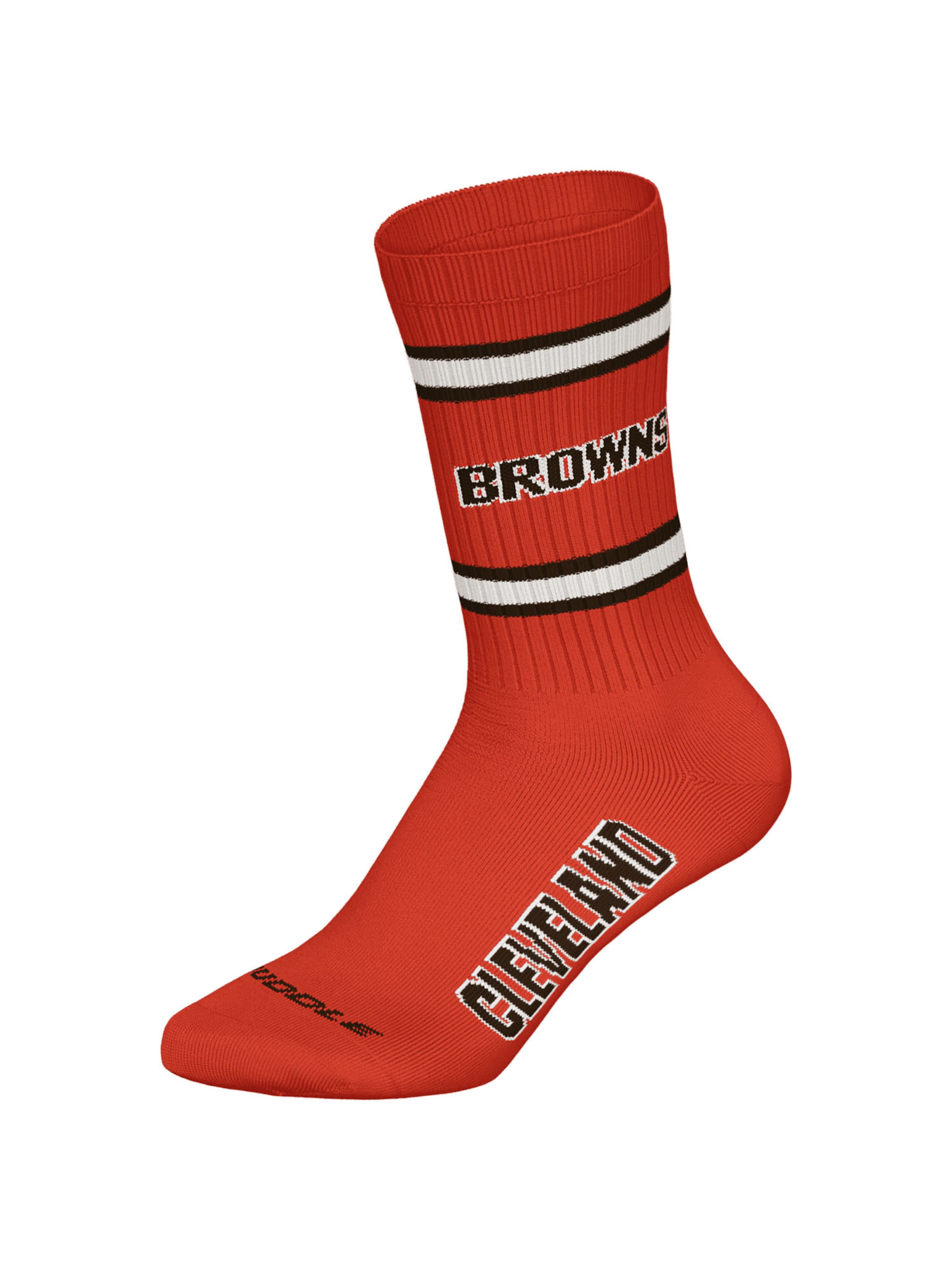 Huddle Socks ' Cleveland Browns ' in Brown