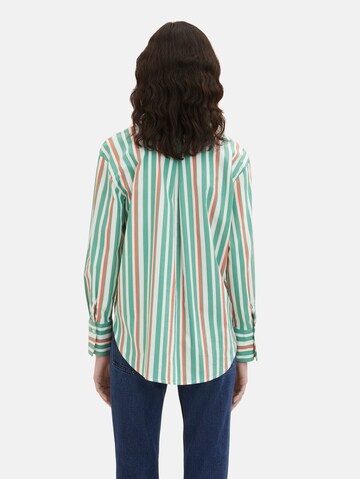 TOM TAILOR Blouse in Groen