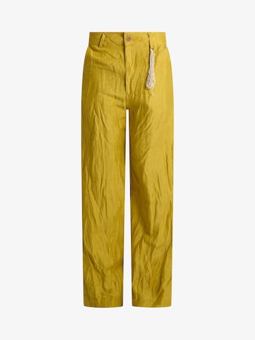 SOUVENIR Regular Broek in Geel