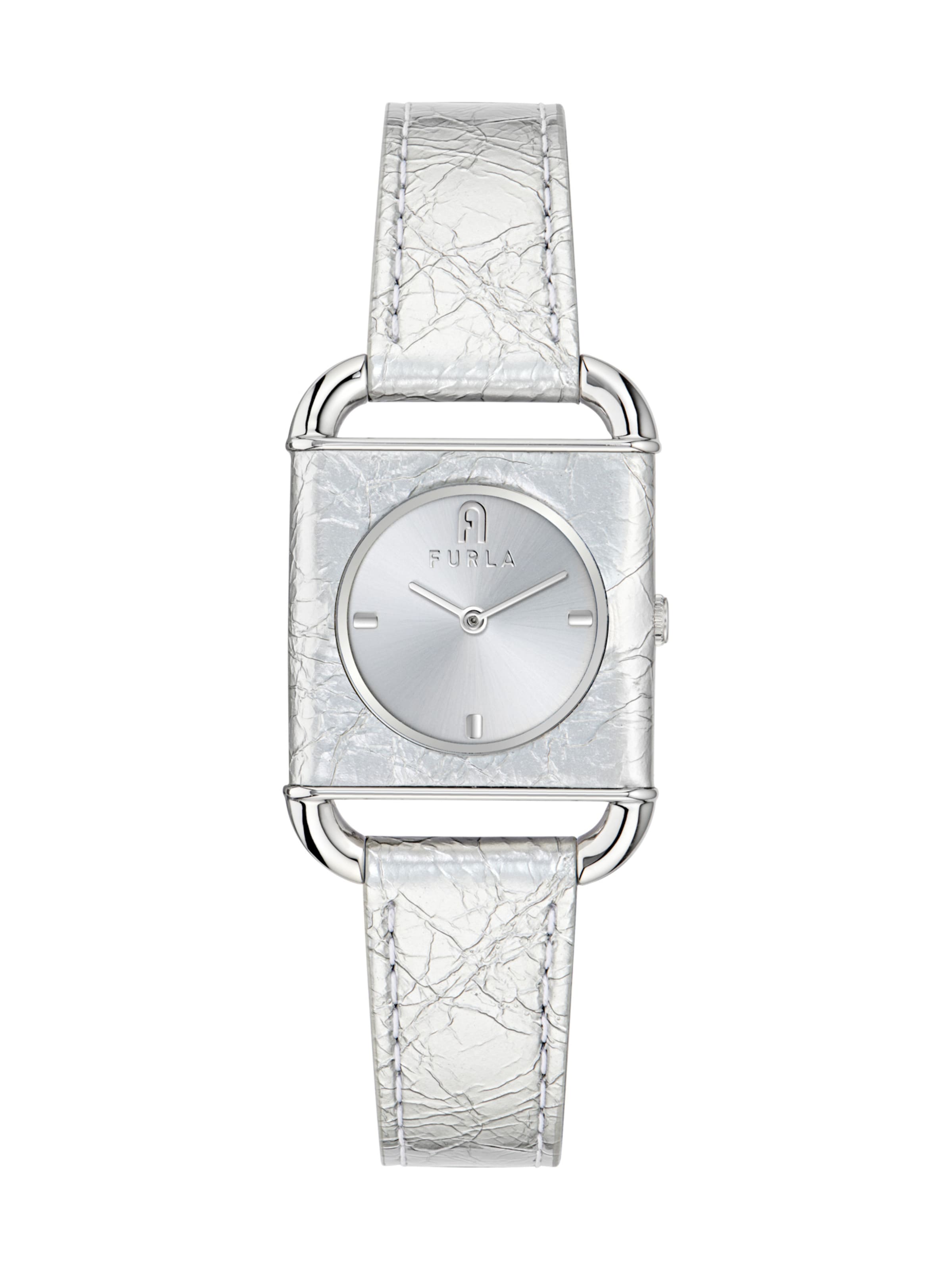 Montre à affichage analogique FURLA en argent : devant