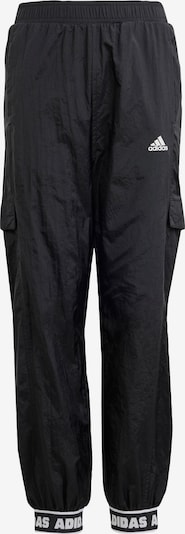 ADIDAS SPORTSWEAR Pantalón deportivo 'Dance Woven' en negro / blanco, Vista del producto