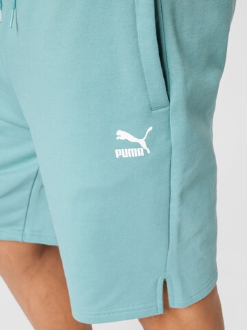 PUMAregular Sportske hlače - plava boja