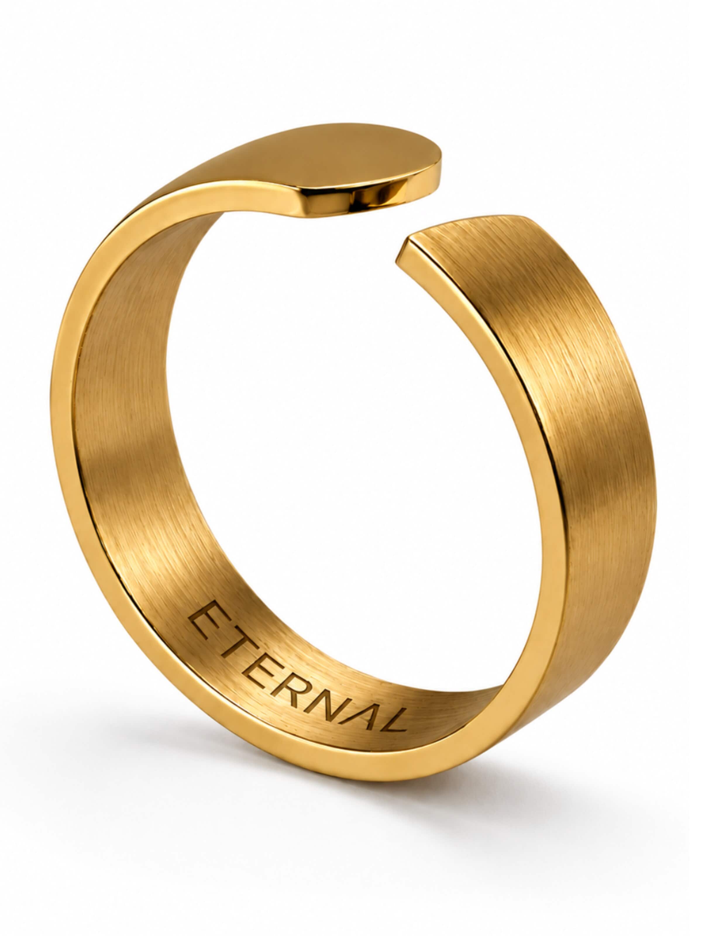 Eternal Ring 'Minimal Ring' in Gold: front