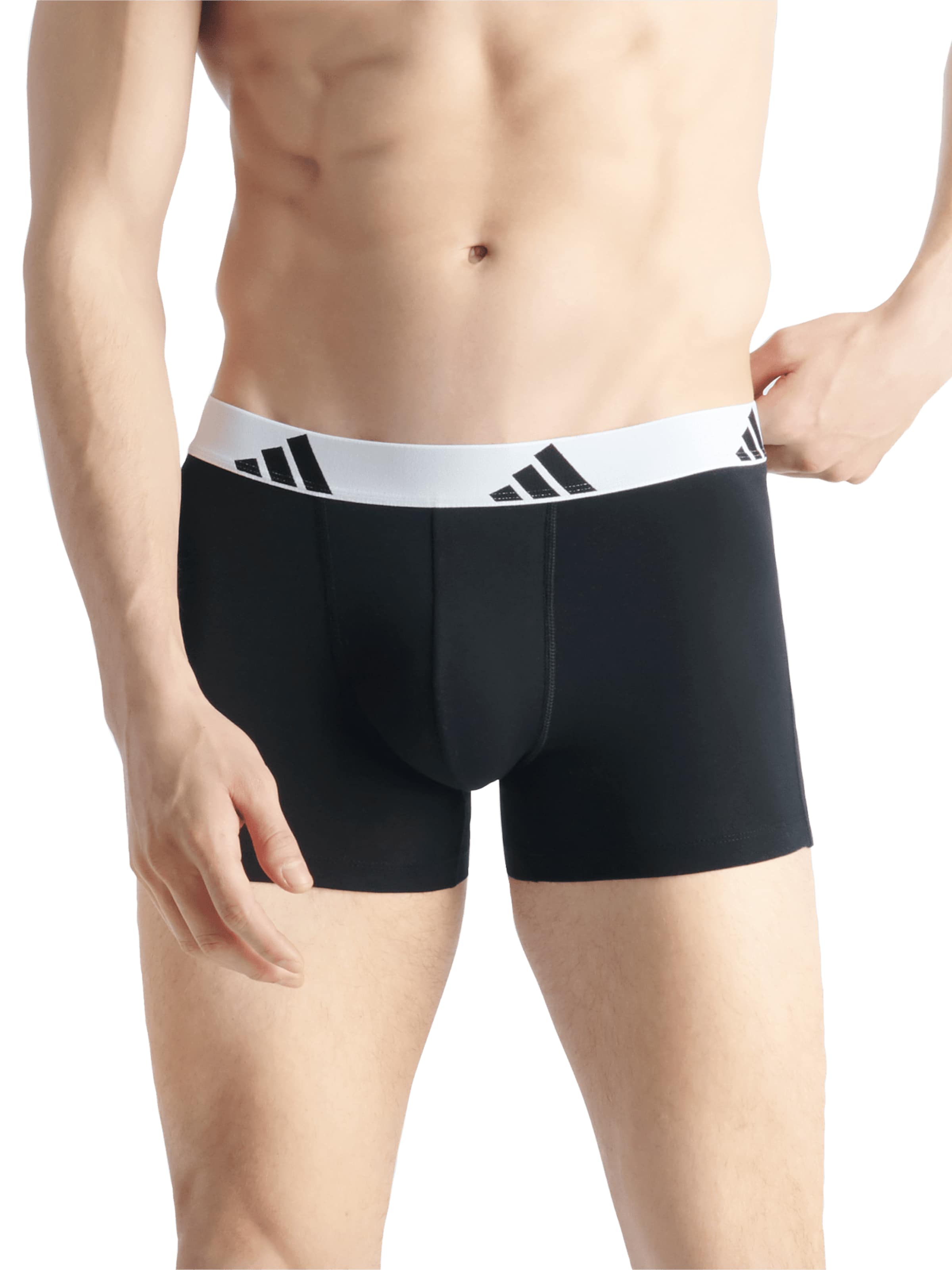 ADIDAS PERFORMANCE Boxershort 3er-Set in Schwarz: Vorderseite