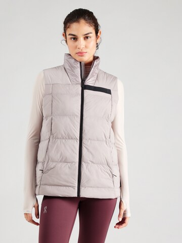 On Sportbodywarmer 'Challenger' in Zilver: voorkant