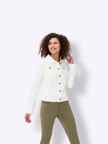 heine Between-season jacket in White: front