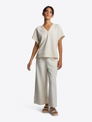 Wide leg Pantaloni di Rich & Royal in beige