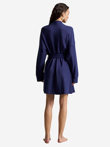 Peignoir court ' Club Waffle ' Polo Ralph Lauren en bleu