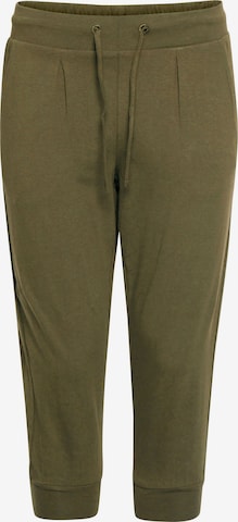 Pantaloni 'PANDINA' di b.young in verde: frontale