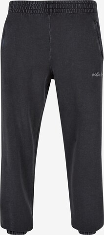 Urban Classics Tapered Pants in Black: front