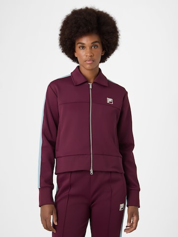 FILA - Sudadera con cremallera 'Como' en rojo: frente