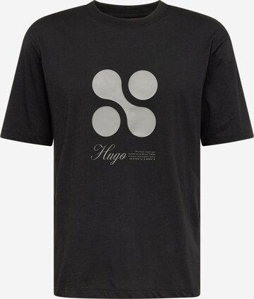 T-Shirt 'Dooling' HUGO en noir : devant