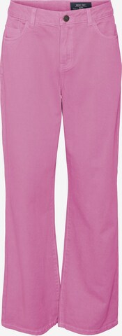 Noisy may Wide Leg Jeans 'Amanda' in Pink: predná strana