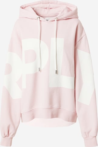 REPLAY Sweatshirt in Roze: voorkant