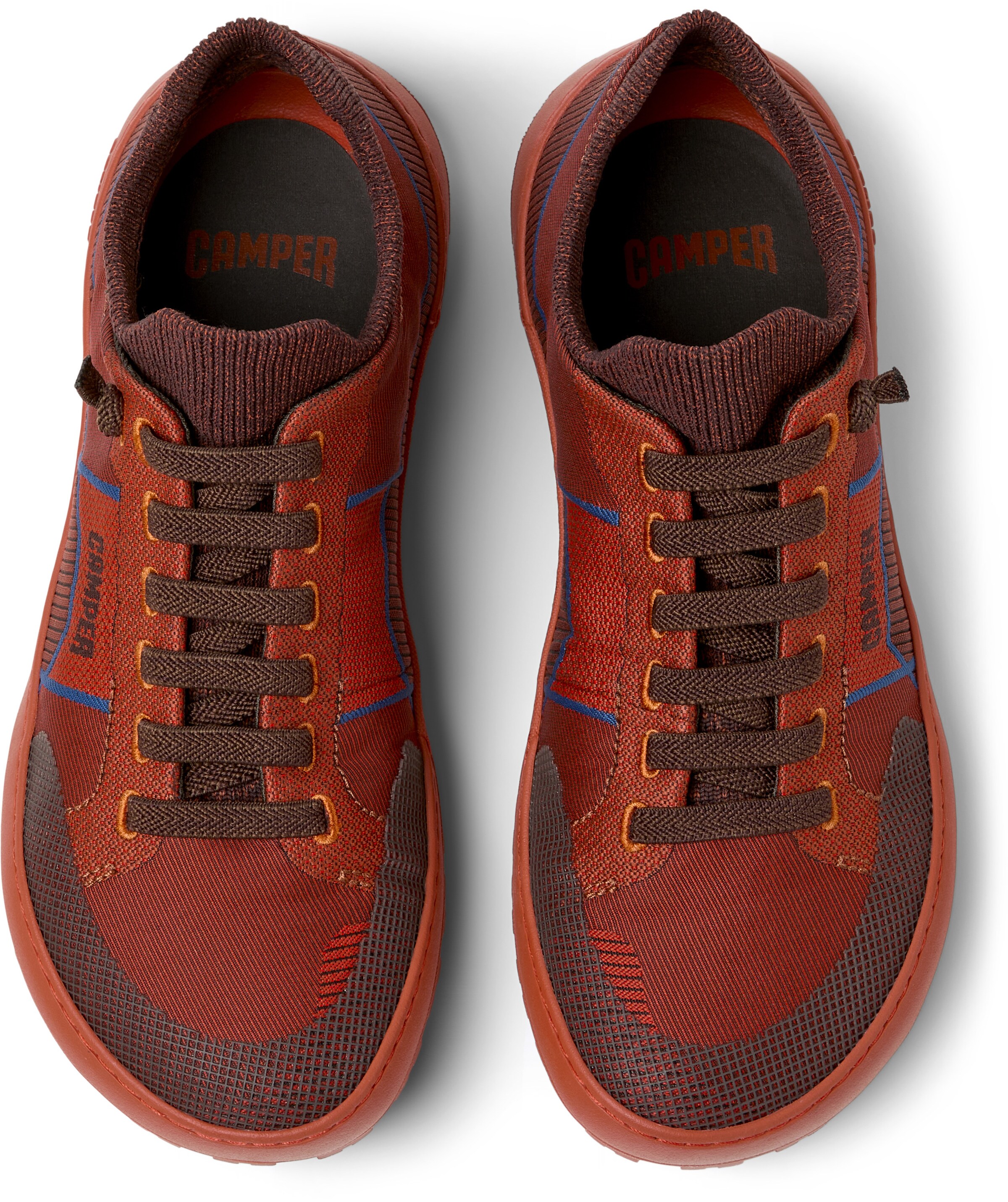 CAMPER Sneakers laag 'Peu Serra' in Rood